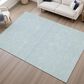 Dalyn Rug Company Soft Essentials Solid Sky 3" x 5" Area Rug, , large