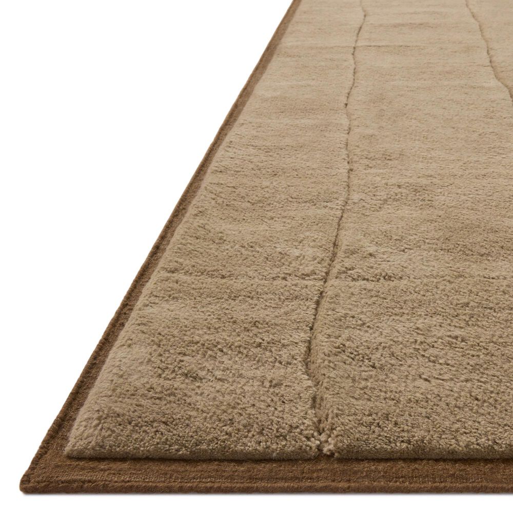 Loloi Bracken Bark and Taupe 8'6" x 11'6" Area Rug, , large