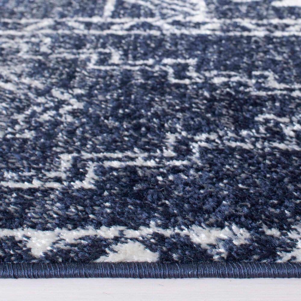 Safavieh Adirondack ADR206N 2&#39;6&quot; x 8&#39; Navy and Silver Runner, , large