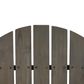 Hearth and Haven Bellwood Outdoor Folding Adirondack Chair in Grey, , large