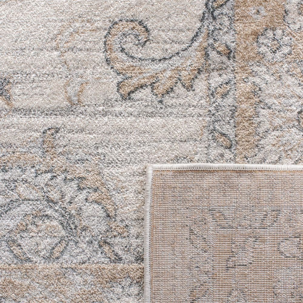 Safavieh Isabella 5&#39;3&quot; Square Cream and Beige Area Rug, , large