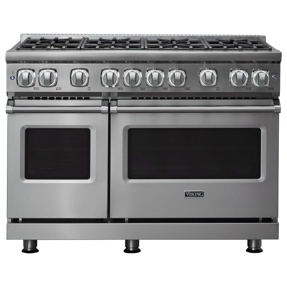 Viking Range 48" Liquid Propane Gas Range with 8-Burner in Stainless Steel, , large