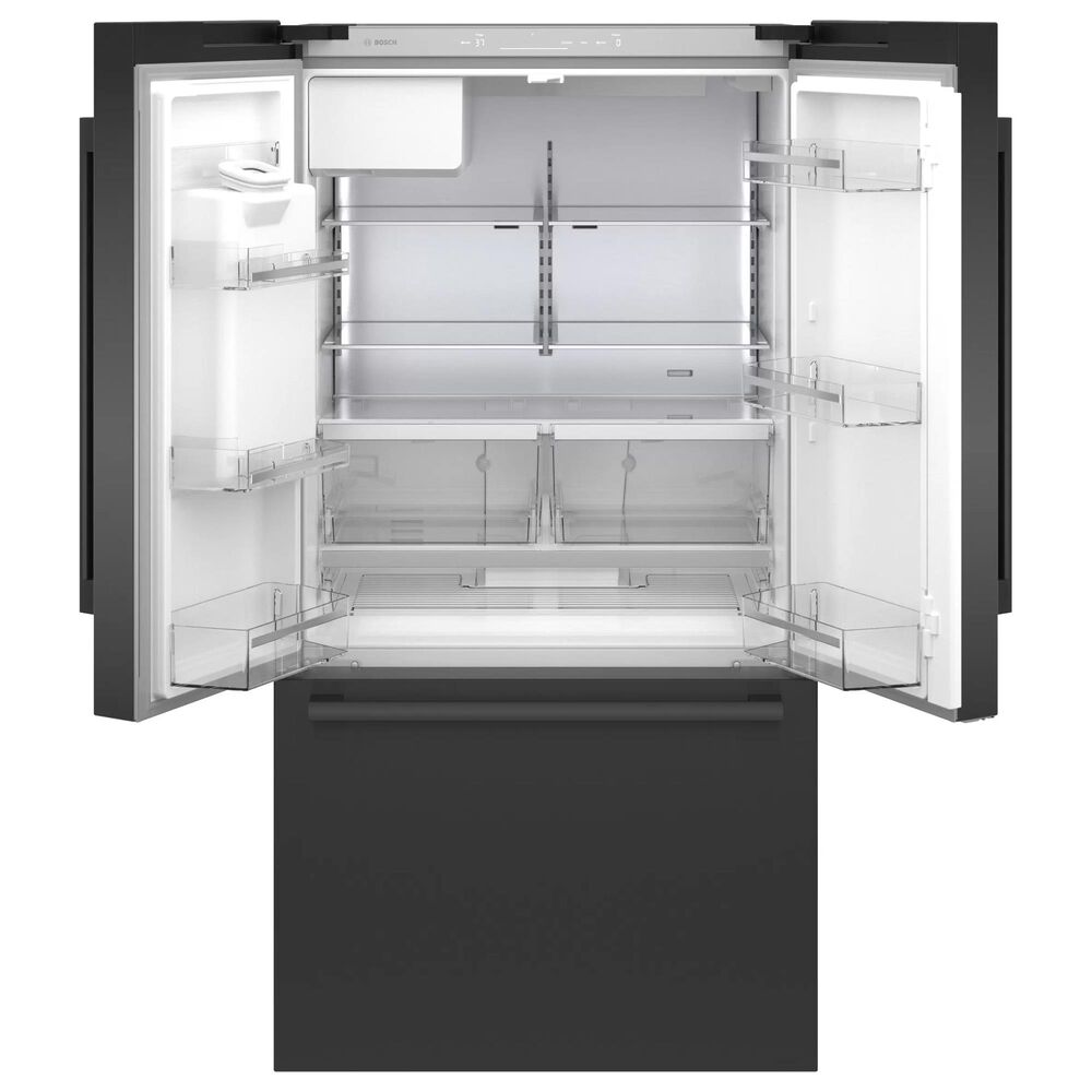 Bosch 36" French Door Bottom Mount Refrigerator in Black Stainless
