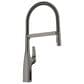 Blanco Rivana Semi-Pro Pull-Down Kitchen Faucet in Satin Dark Steel, , large
