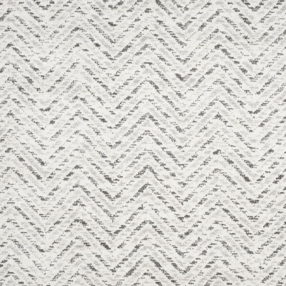 Safavieh Adirondack ADR104N-6SQ 6" x 6" Ivory/Charcoal Square Rug, , large