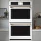 Cafe 30" Smart Double Electric Wall Oven with Convection in Matte White and Brushed Black, , large