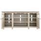 Ashley Bolanburg Extra Large 74" TV Stand in Antique White and Weathered Oak Top, , large
