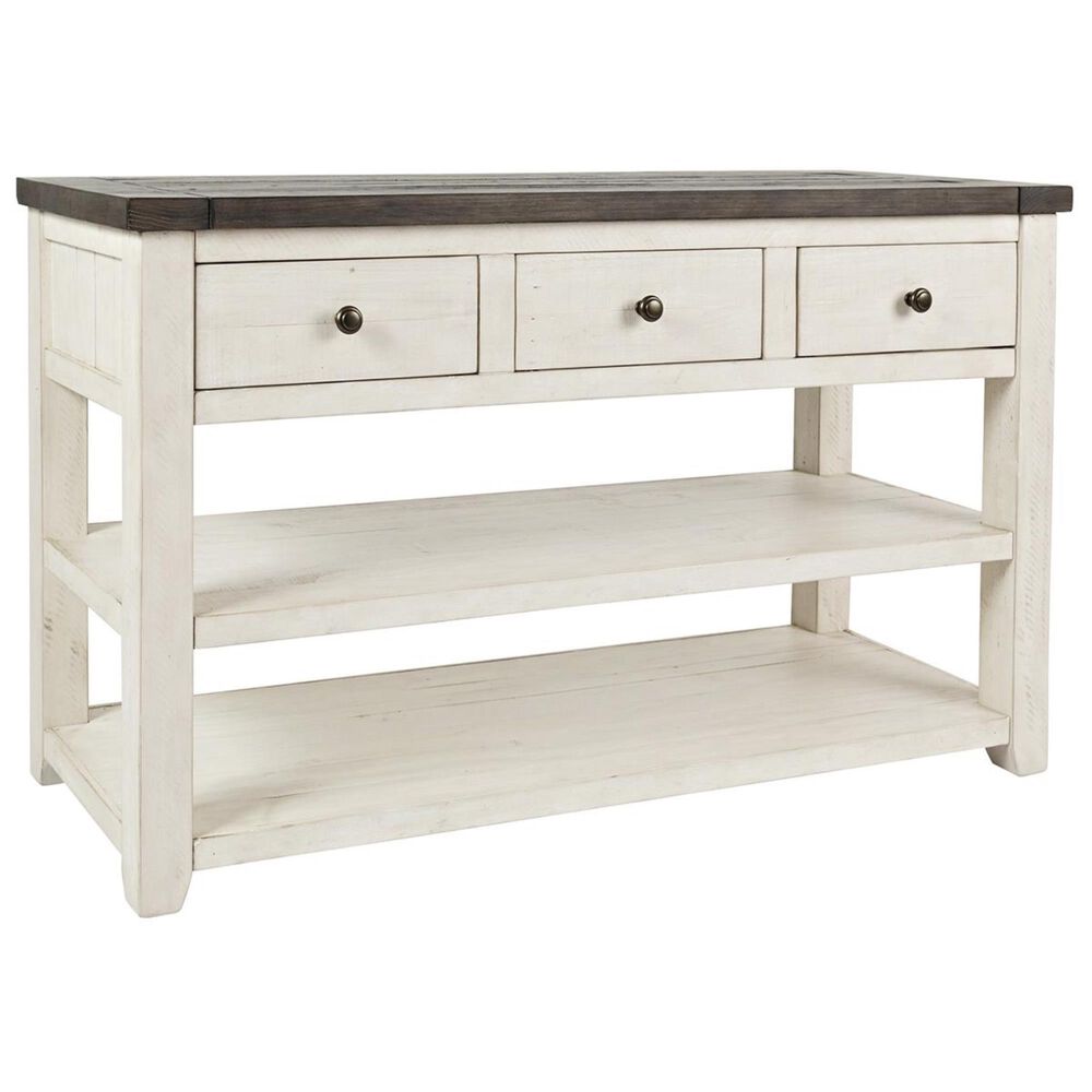 Waltham Madison County Sofa Table in Vintage White, , large
