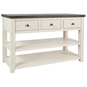 Waltham Madison County Sofa Table in Vintage White, , large