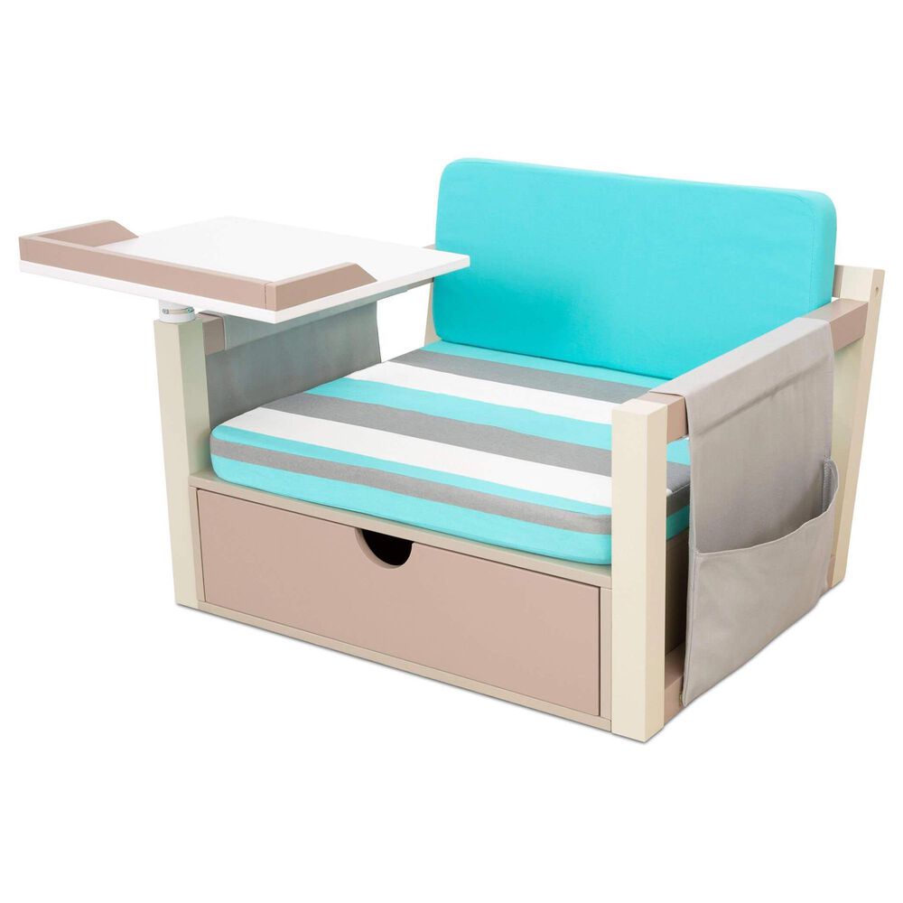 MGA Entertainment 2-In-1 Fun and Study Swivel Desk in Multicolor, , large