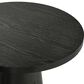 Furniture of America Halewood Round End Table in Black, , large