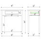 Timberlake Shaker Cottage Writing Desk in White, , large