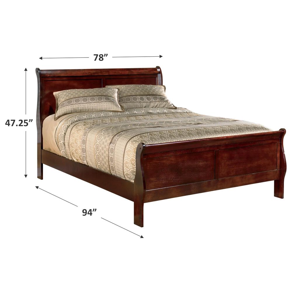 Ashley Alisdair California King Sleigh Bed in Dark Brown, , large