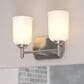 Vaxcel Laurelhurst 2-Light Bathroom Vanity in Satin Nickel, , large