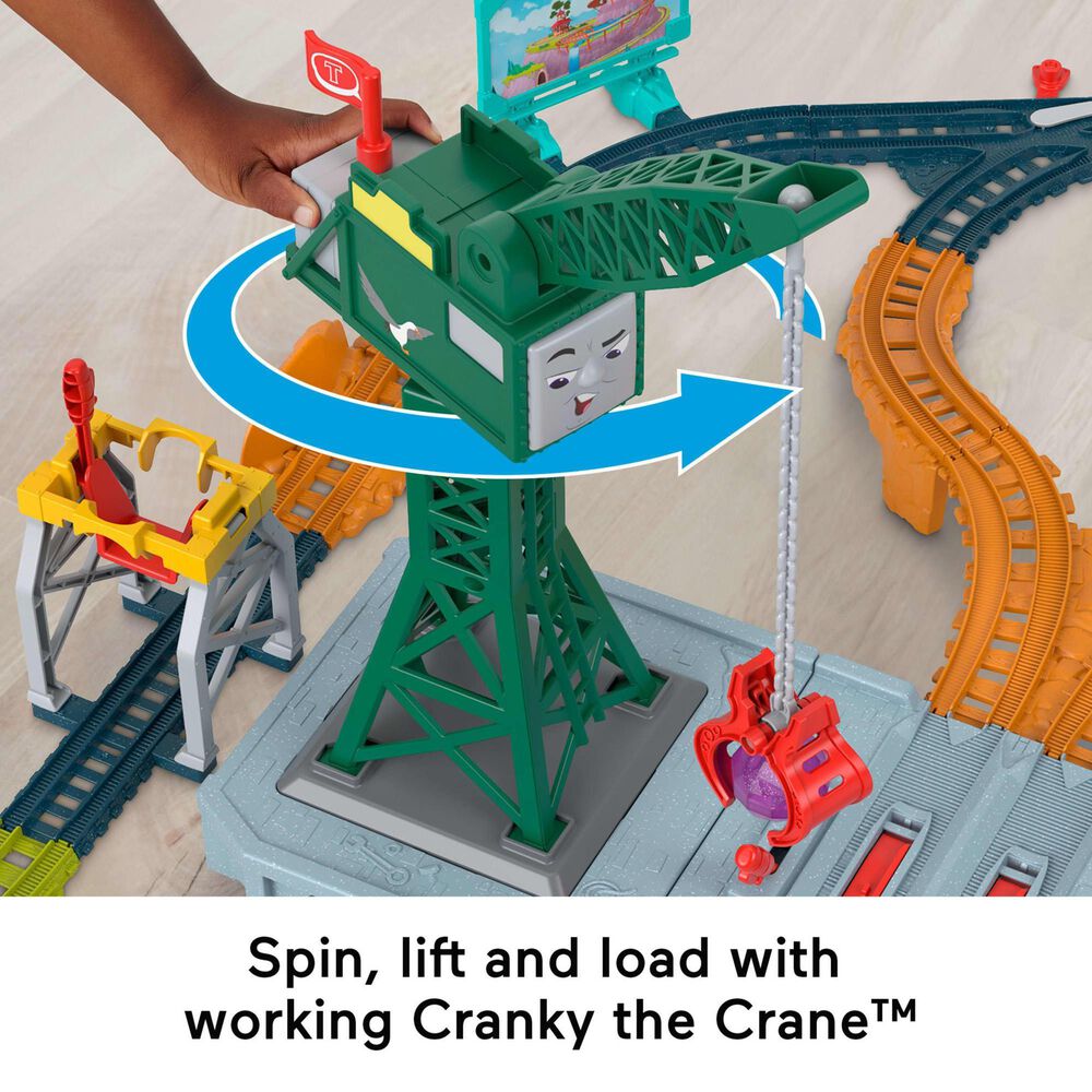 Fisher Price Talking Cranky Delivery Train Set in Multicolor, , large