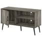 HOMLUX 43.3" TV Stand with 1-Door in French Oak, , large