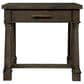 Hekman Linwood Rectangular End Table in Brown, , large