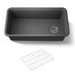 Kohler Cairn 33.5" Single Bowl Sink in Matte Graphite, , large