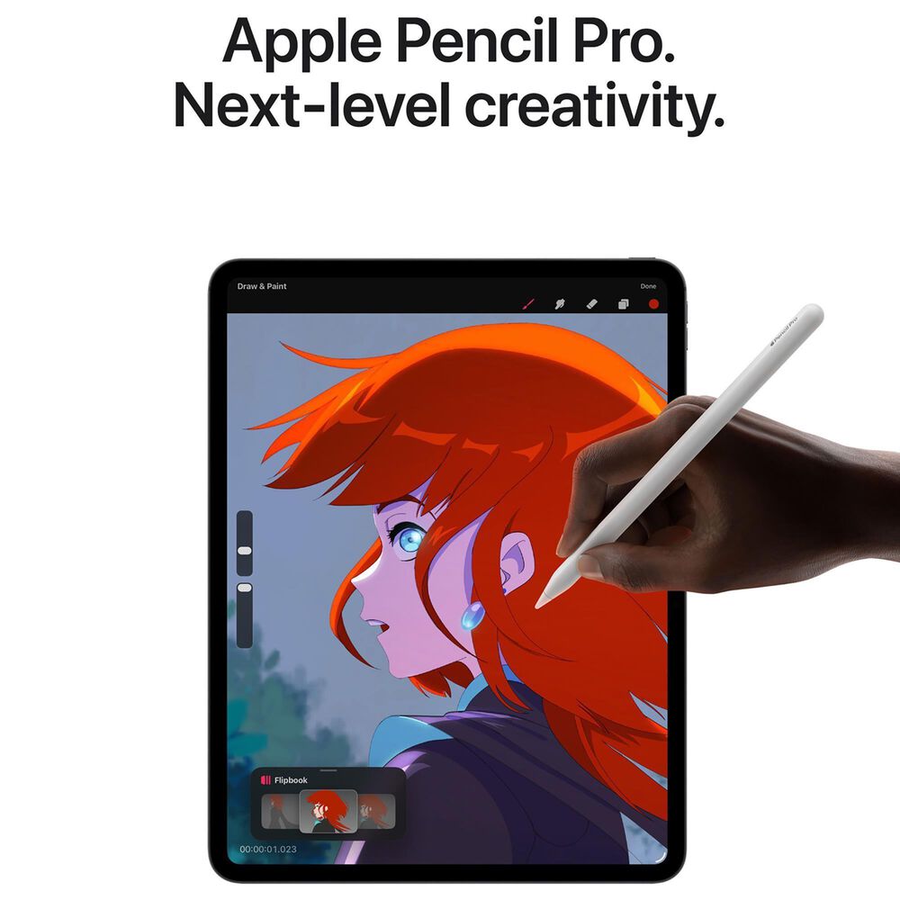 Apple 13" iPad Pro | Apple M5 Chip - Wi-Fi + Cellular 256GB with Standard Glass in Space Black (latest Model) and 2-Year AppleCare+, , large