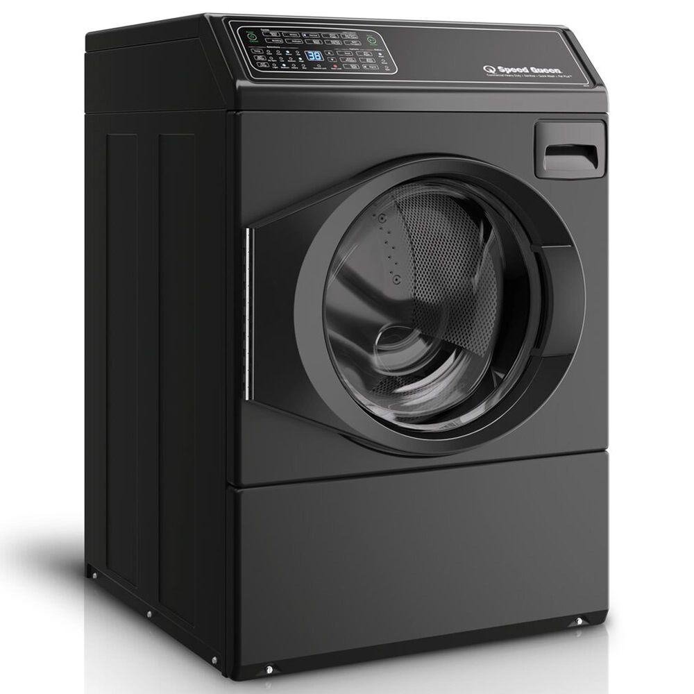 Speed Queen 3.5 Cu. Ft. Left Hinge Front Load Washer in Matte Black, , large