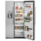 Cafe 21.9 Cu. Ft. Counter Depth Side by Side Refrigerator in Stainless Steel, , large