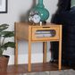 Baxton Studio Naresh 1-Drawer End Table in Natural Brown, , large
