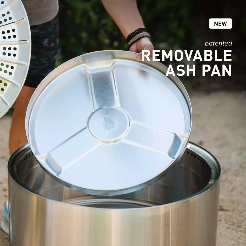 SoloStove Yukon Fire Pit with Stand 2.0 in Stainless Steel, , large