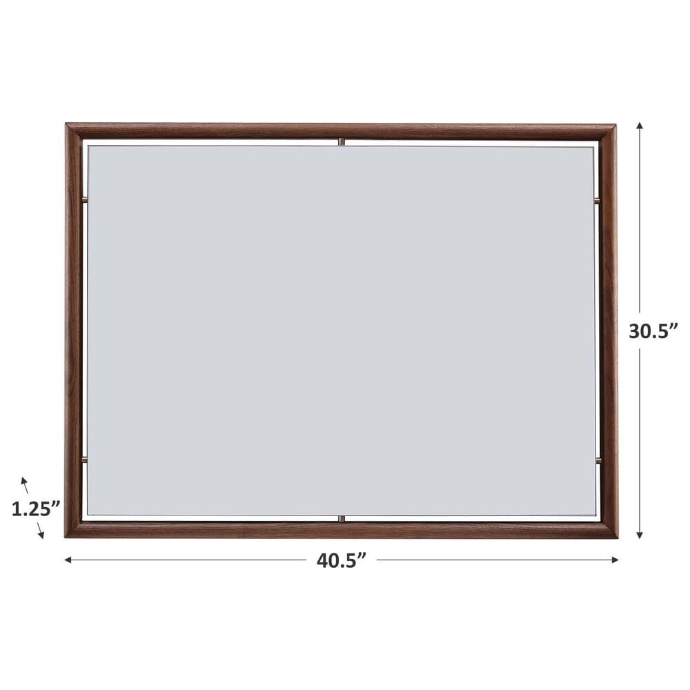 Stickley Furniture Walnut Grove Dresser Mirror in Walnut, , large