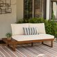 Linon Home Decor Skypark Outdoor Left Side Loveseat in Beige, , large