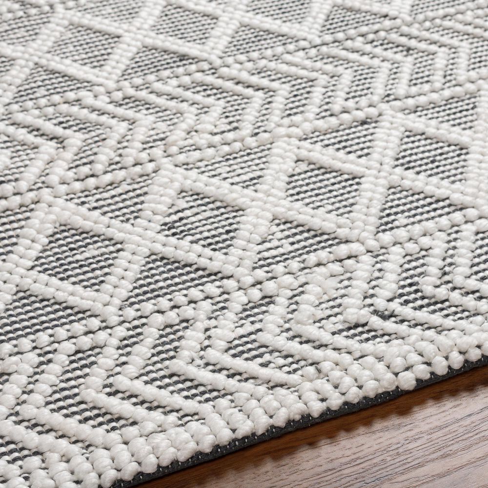 Surya Daffodil Southwestern 2&#39;6&quot; x 8&#39; Light Grey and Natural Runner, , large