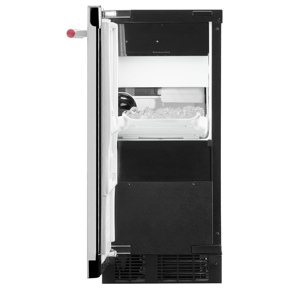 KitchenAid 15&#39;&#39; Automatic Ice Maker in PrintShield Stainless, , large