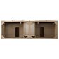James Martin Vanities Bristol 72" Double Bathroom Vanity in Whitewashed Walnut with 3 cm Victorian Silver Quartz Top and Rectangular Sinks, , large