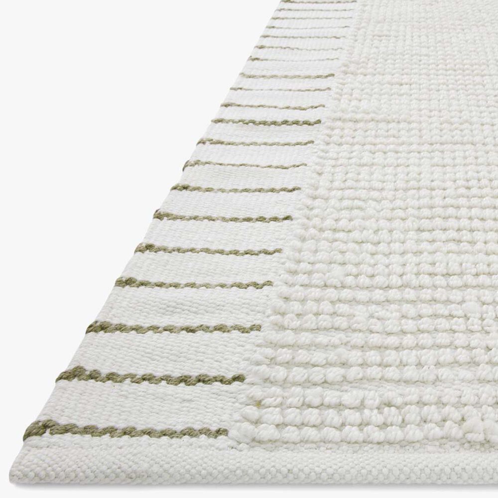 Magnolia Home Sadie 5&#39; x 7&#39;6&quot; White Area Performance Rug, , large