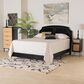 Baxton Studio Oxley Queen Panel Upholstered Bed in Gold, , large
