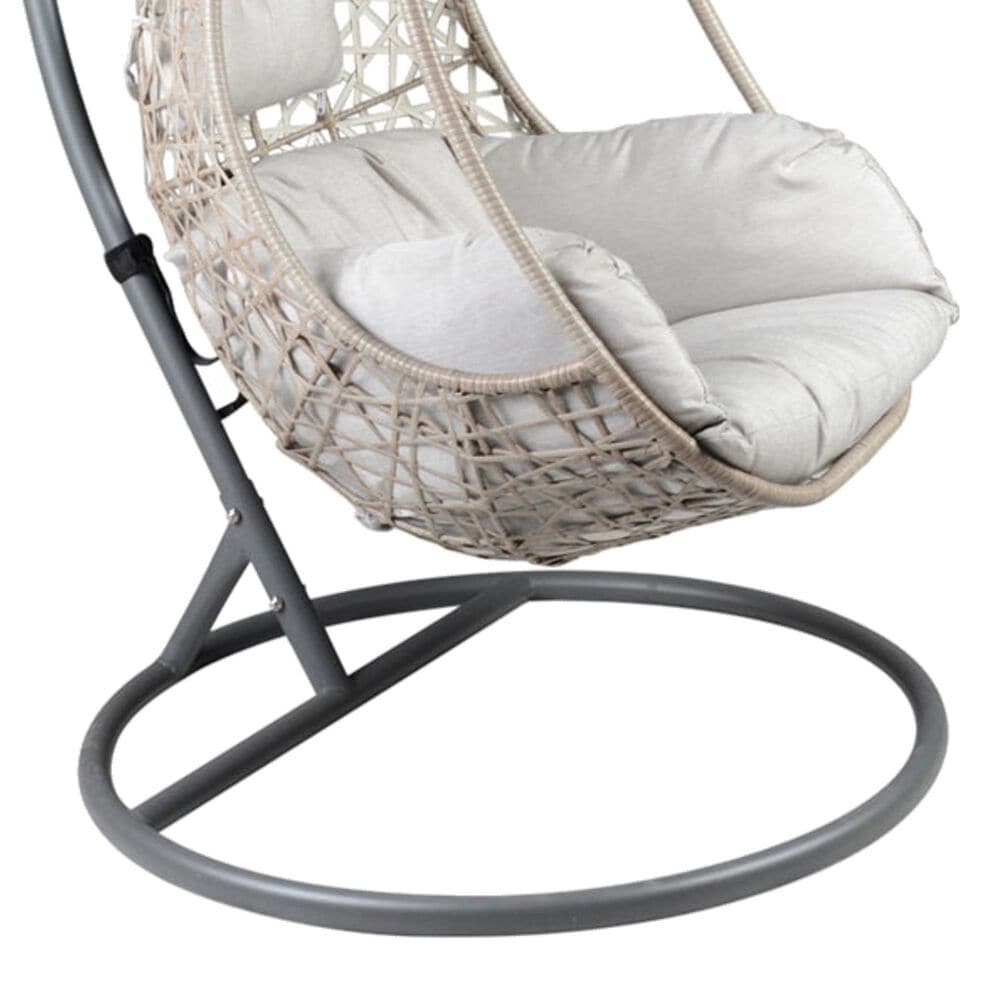 Crystal City Cayden Basket Chair in Charcoal, , large