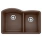 Blanco Diamond 32" 1-3/4 Double Bowl Kitchen Sink in Cafe, , large