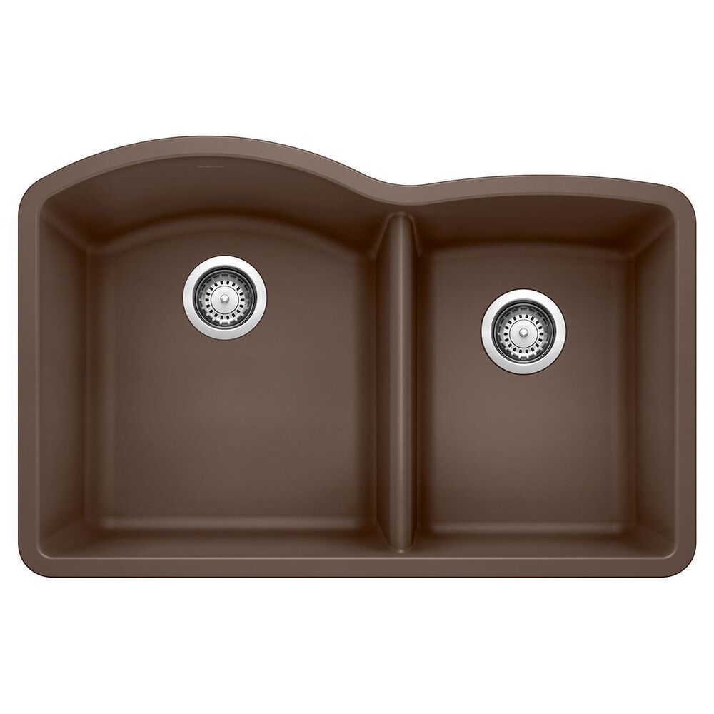 Blanco Diamond 32" 1-3/4 Double Bowl Kitchen Sink in Cafe, , large