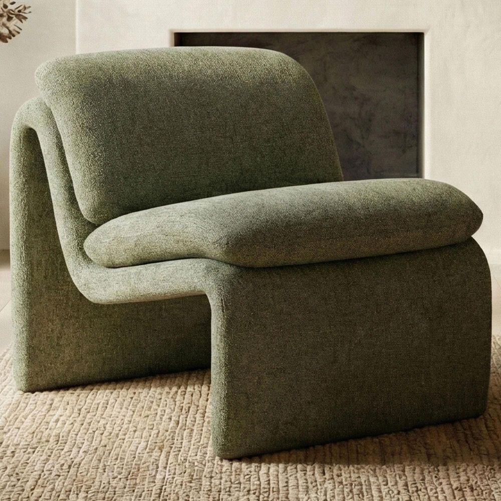Safavieh Ainslie Accent Chair in Green, , large