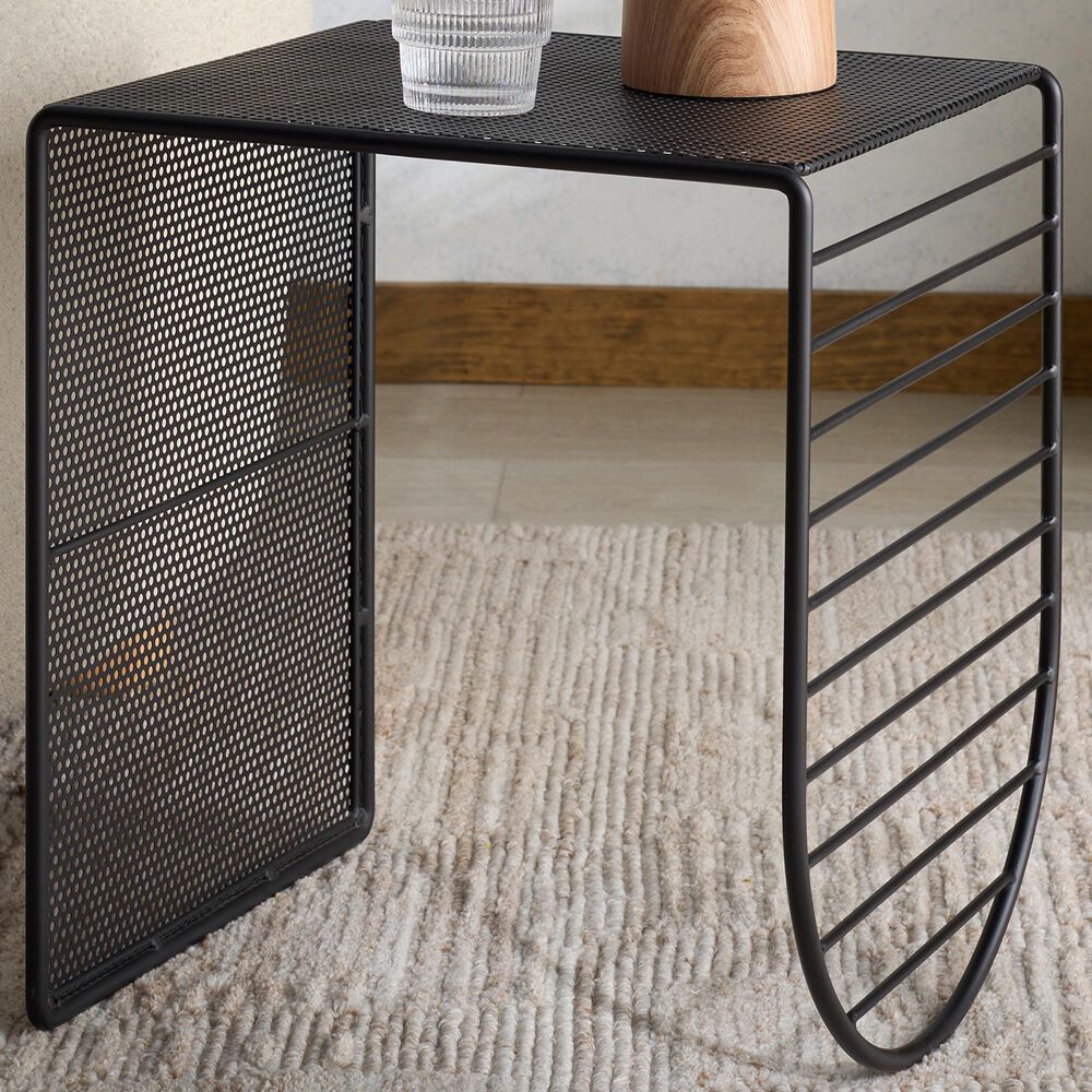 Safavieh Viktoria Accent Table in Black, , large