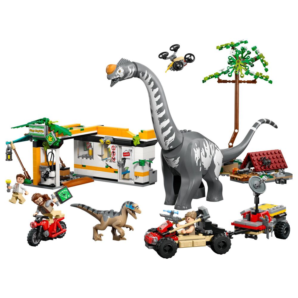 LEGO Jurassic World - Raptor and Titanosaurus Tracking Mission Building Set, , large