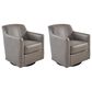 Ashley Bradney Swivel Accent Chair in Fossil (Set of 2), , large