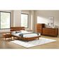 Natural Bamboo Furnishings Currant King Bedroom and Two Nightstands in Amber, , large