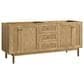 James Martin Vanities Laurent 72" Double Bathroom Vanity in Light Natural Oak with 3 cm White Zeus Quartz Top and Rectangular Sinks, , large