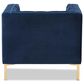 Baxton Studio Zanetta Lounge Chair in Navy, , large