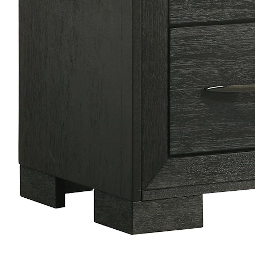 Mayberry Hill Allan 2-Drawer Nightstand in Black, , large