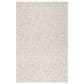 Safavieh Micro-Loop MLP178F 5" x 8" Light Grey and Ivory Area Rug, , large