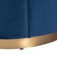 Baxton Studio Deserae Stationary Sofa in Navy Blue Velvet, , large