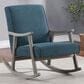 OSP Home Gainborough Rocker with Brushed Grey Frame in Azure, , large