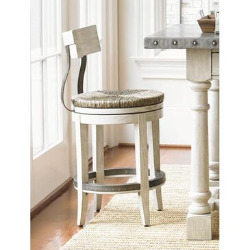 Lexington Furniture Oyster Bay Merrick Swivel Counter Stool in Oyster, , large