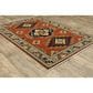 Oriental Weavers Lilihan Medallion 5504P 7"10" x 10"10" Red Area Rug, , large
